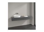 Villeroy und Boch Antao Waschtisch-Unterschrank K15150GK 160x19x50cm, Hahnlochbohrung, Waschbeckenplattenfarbe Lack, anthracite matt lacquer