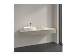 Villeroy und Boch Antao Waschtisch-Unterschrank L15053HK 160x19x50cm, Hahnlochbohrung, Waschbeckenplattenfarbe botticino, stone grey matt lacquer