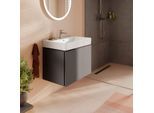 hansgrohe Xilesa E Waschtischunterschrank 54257760 1 Schubkasten, für Waschtisch, 680 x 470 mm, schiefergrau matt