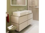 hansgrohe Xilesa E Waschtischunterschrank 54305780 1375x550mm, 4 Schubkästen, ohne PushOpen, sandbeige matt