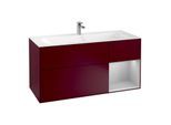 Villeroy und Boch Finion Waschtischunterschrank G070GJHB 119,6x59,1cm, Emotion, Regal rechts Light grey matt, Peony Matt