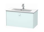 Duravit Brioso Waschtischunterbau BR401100909 820x389mm, Compact, Lichtblau Matt, 1 Auszug