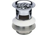 Viega Schaftventil 131487 G 1 1/4x60x70mm, weiß RAL 9010, mit Sieb
