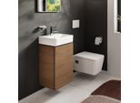 hansgrohe Xilesa E Waschtischunterschrank 54245550 430x330mm, für Handwaschbecken, Türanschlag links, Eiche Kaschmir