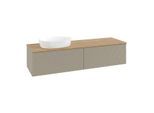 Villeroy & Boch Antao Waschtischunterschrank 1600x360x500mm L37111HK mit Beleuchtung mit Struktur FK/AP: HK/1