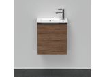 Duravit D-Neo Waschtisch-Unterschrank DE4259R2121 41 x 27,4 cm, Nussbaum Dunkel, wandhängend, 1 Türe, rechts