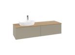 Villeroy & Boch Antao Waschtischunterschrank 1600x360x500mm L37051HK mit Beleuchtung FK/AP: HK/1