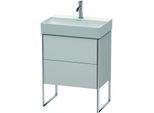 Duravit XSquare Waschtisch-Unterschrank XS445303939 58,4x49,1x39cm, 2 Auszüge, Nordic weiß seidenmatt