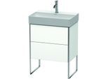 Duravit XSquare Waschtisch-Unterschrank XS445301818 58,4x49,1x39cm, 2 Auszüge, weiß matt