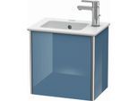 Duravit XSquare Waschtisch-Unterschrank XS4170R4747 58,4x49,1x39cm, Tür rechts, Stone Blue hochglanz