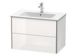 Duravit XSquare Waschtisch-Unterschrank XS417201818 81x56x47,8cm, 2 Schubkästen, weiß matt