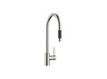 Dornbracht Tara Ultra Spültisch-Einhebelmischer 33870875-06 herausziehbar, mit Brausefunktion, Ausladung 240 mm, platin matt