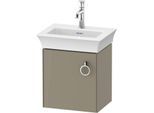 Duravit White Tulip Waschtisch-Unterschrank WT4250LH2H2 38,4 x 29,8 cm, Steingrau Hochglanz, wandhängend, 1 Türe mit Griff, links