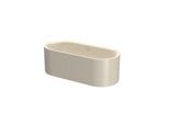 Bette BetteLux Oval Silhouette Badewanne 3465-001CFXXS pergamon, 170x75x45cm, freistehend