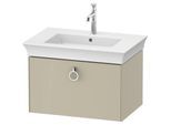 Duravit White Tulip Waschtisch-Unterschrank WT42510H3H3 68,4 x 45,8 cm, Taupe Hochglanz, wandhängend, 1 Auszug mit Griff