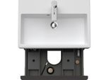 Duravit D-Neo Waschtisch-Unterschrank DE432904949 58,4 x 37,2 cm, Graphit Matt, wandhängend, 1 Schubkasten, 1 Auszug