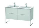 Duravit XSquare Waschtisch-Unterschrank XS444903636 128x59,2x47,8cm, 4 Auszüge, weiß seidenmatt