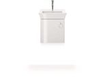 Duravit White Tulip Waschtisch-Unterschrank WT4250L8585 38,4 x 29,8 cm, Weiß Hochglanz, wandhängend, 1 Türe mit Griff, links