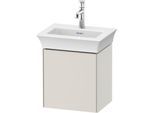 Duravit White Tulip Waschtisch-Unterschrank WT4240L3939 38,4 x 29,8 cm, Nordic Weiß Seidenmatt, wandhängend, 1 Türe, links