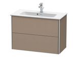 Duravit XSquare Waschtisch-Unterschrank XS416607575 81x56x38,8cm, 2 Schubkästen, Leinen