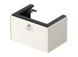 Duravit White Tulip Waschtisch-Unterschrank WT425103939 68,4 x 45,8 cm, Nordic Weiß Seidenmatt, wandhängend, 1 Auszug mit Griff