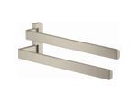hansgrohe Axor Handtuchhalter 42821820 409mm, 2-armig, schwenkbar, brushed nickel