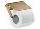 hansgrohe Axor Papierrollenhalter 42836140 mit Deckel, Metall, brushed bronze