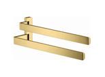 hansgrohe Axor Handtuchhalter 42821990 409mm, 2-armig, schwenkbar, polished gold optic