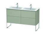 Duravit XSquare Waschtisch-Unterschrank XS444906060 128x59,2x47,8cm, 4 Auszüge, Taupe seidenmatt