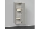 Duravit D-Neo Halbhochschrank DE1318R0707 40 x 24 cm, Betongrau Matt, 1 Türe, rechts, 4 Glasfachböden