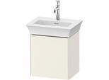 Duravit White Tulip Waschtisch-Unterschrank WT4240LH4H4 38,4 x 29,8 cm, Nordic Weiß Hochglanz, wandhängend, 1 Türe, links