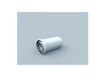 Bertrams Polyline LAS Rohr 41RL500-60 500 mm, DN 60/100, innen, weiß