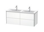 Duravit XSquare Waschtisch-Unterschrank XS417501818 128x56x47,8cm, 4 Schubkästen, weiß matt