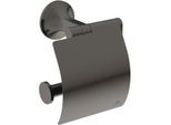 Ideal Standard La Dolce Vita Papierrollenhalter T5509A5 mit Deckel, Magnetic Grey