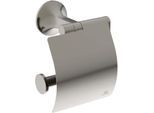 Ideal Standard La Dolce Vita Papierrollenhalter T5509GN mit Deckel, Silver Storm