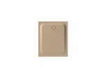 Bette BetteUltra Duschwanne 8660-425T 120x100x3,5cm, Wannenträger, greige
