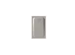 Bette BetteUltra Duschwanne 1670-416T 120x75x3,5cm, Wannenträger, stone