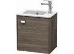 Duravit Brioso Waschtischunterbau BR4000R1051 420x442x289mm, Pine Terra/Chrom, Tür rechts
