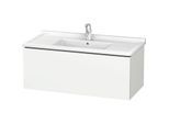 Duravit L-Cube Waschtisch-Unterschrank LC616601818 102 x 46,9 cm, weiß matt, 1 Auszug, wandhängend