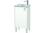 Duravit Brioso Waschtischunterbau BR4400L1018 420x683mm, Weiß Matt, Tür links, Griff Chrom