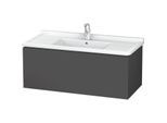 Duravit L-Cube Waschtisch-Unterschrank LC616604949 102 x 46,9 cm, graphit matt, 1 Auszug, wandhängend