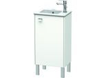 Duravit Brioso Waschtischunterbau BR4400R1018 420x683mm, Weiß Matt, Tür rechts, Griff Chrom