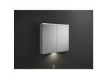 Burgbad Eqio Spiegelschrank SPGT090F2632 90 x 80 x 17 cm, Eiche Dekor Flanelle