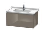 Duravit L-Cube Waschtisch-Unterschrank LC616508989 82 x 46,9 cm, flannel grey hochglanz, 1 Auszug, wandhängend