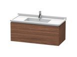 Duravit L-Cube Waschtisch-Unterschrank LC616602121 102 x 46,9 cm, nussbaum dunkel, 1 Auszug, wandhängend