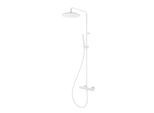 Herzbach Deep White Duschsäule 23.988250.1.07 mit Brause-Aufputz-Thermostat, weiß matt