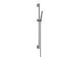 Herzbach Deep Grey Wandstangenset 23.690276.1.06 900mm, mit Stabhandbrause Messing, grau matt