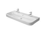 Duravit Happy D.2 Möbel Waschtisch 23181200261 1200 mm, 2 Hahnlöcher, weiss, wondergliss