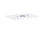 hansgrohe Xilesa E Konsole 54275700 Ausschnitt mittig, ohne Hahnloch, 780 x 550 mm, mattweiß