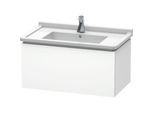Duravit L-Cube Waschtisch-Unterschrank LC616501818 82 x 46,9 cm, weiß matt, 1 Auszug, wandhängend